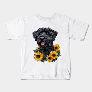 Black Russian Terrier Kids T-Shirt